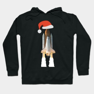 Rocket wearing Santa cap! | Merry Christmas | Santa Claus Hoodie